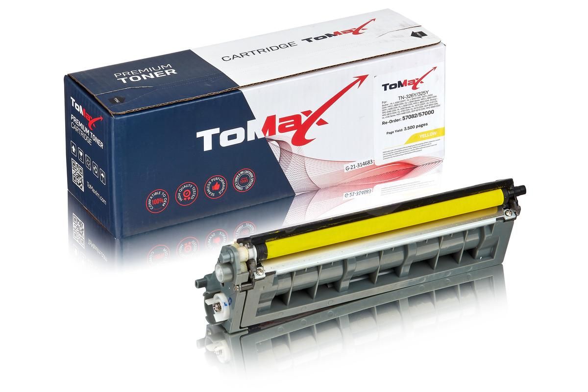 ToMax Premium ersetzt Brother TN-325Y Toner, gelb 
