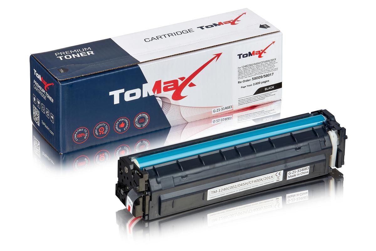 ToMax Premium ersetzt HP CF400X / 201X Toner, schwarz 