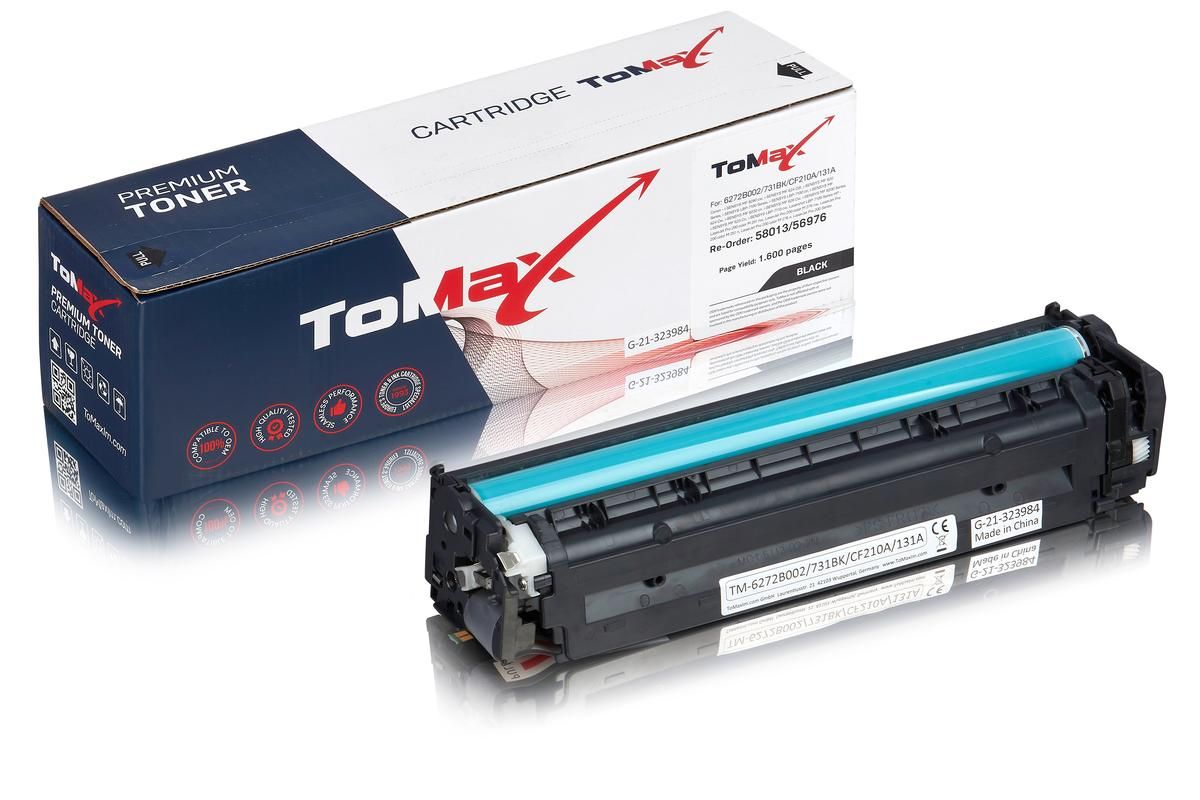 ToMax Premium ersetzt Canon 6272B002 / 731BK Toner, schwarz 