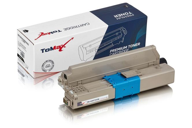 ToMax Premium ersetzt OKI 44973536 / C301 Toner, schwarz 