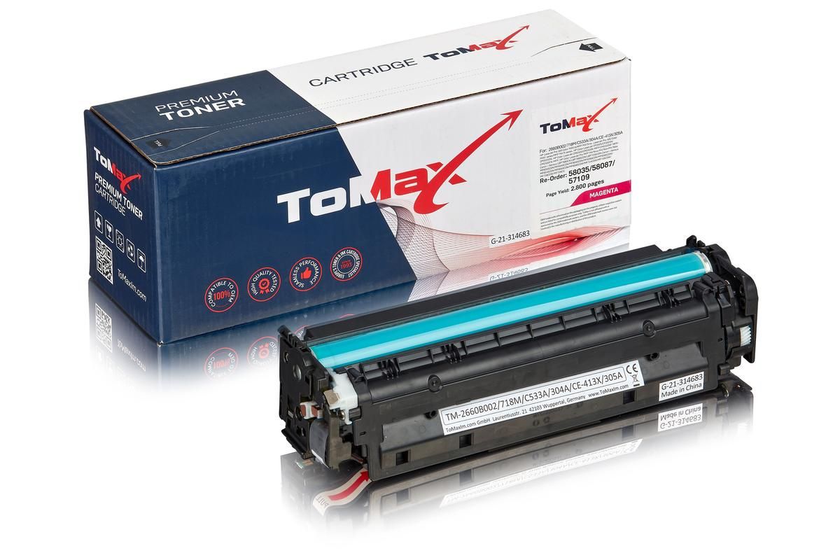 ToMax Premium ersetzt HP CE413X / 305A Toner Magenta 