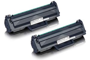 Value pack compatible with Samsung MLT-D 1042 S/ELS / 1042S contains 2x Toner Cartridge 