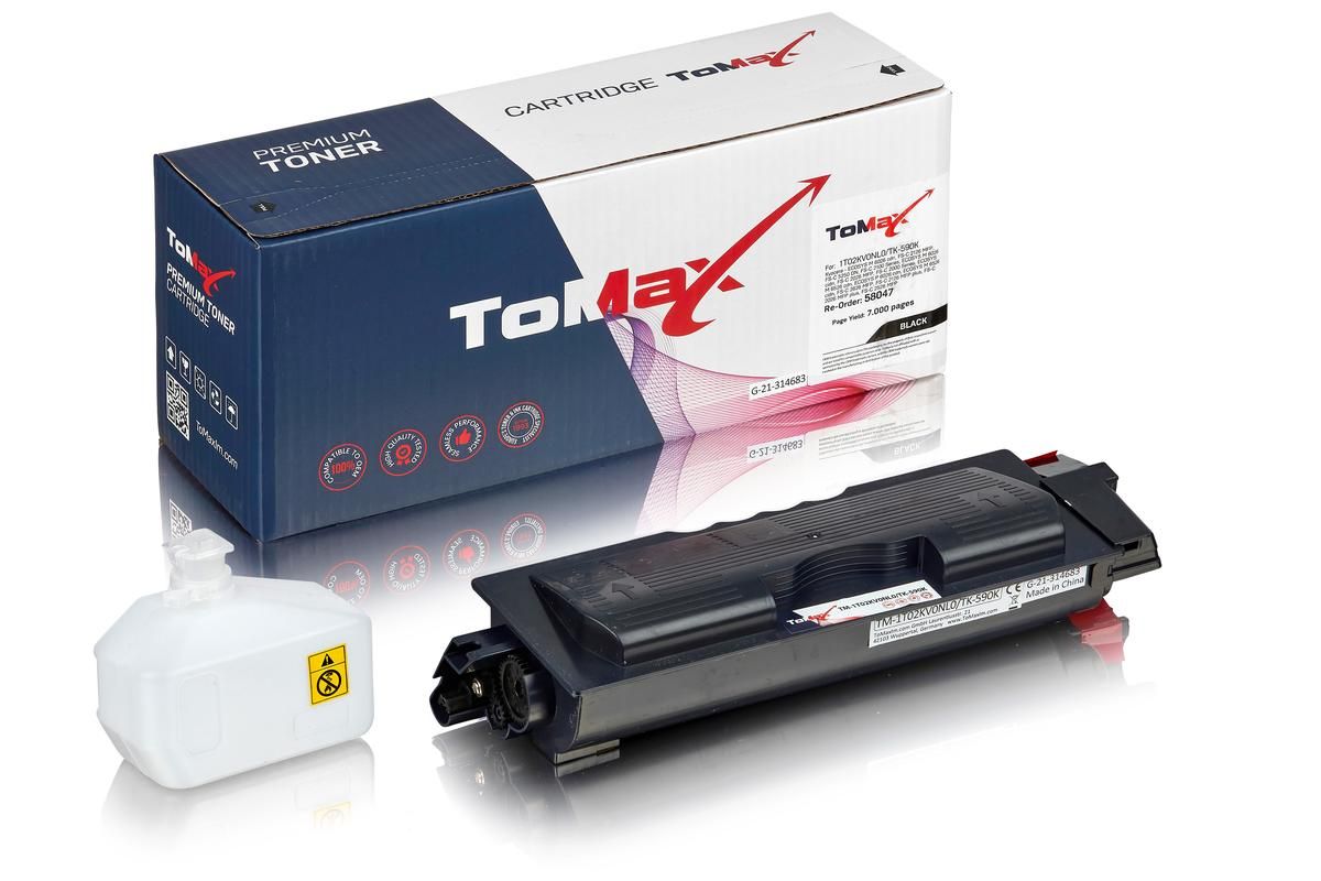 ToMax Premium ersetzt Kyocera 1T02KV0NL0 / TK-590K Toner, schwarz 