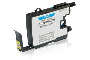 Kompatibel zu Brother LC-1280XLC XL Tintenpatrone, cyan