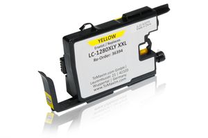 Compatible to Brother LC-1280XLY Ink Cartridge, yellow 