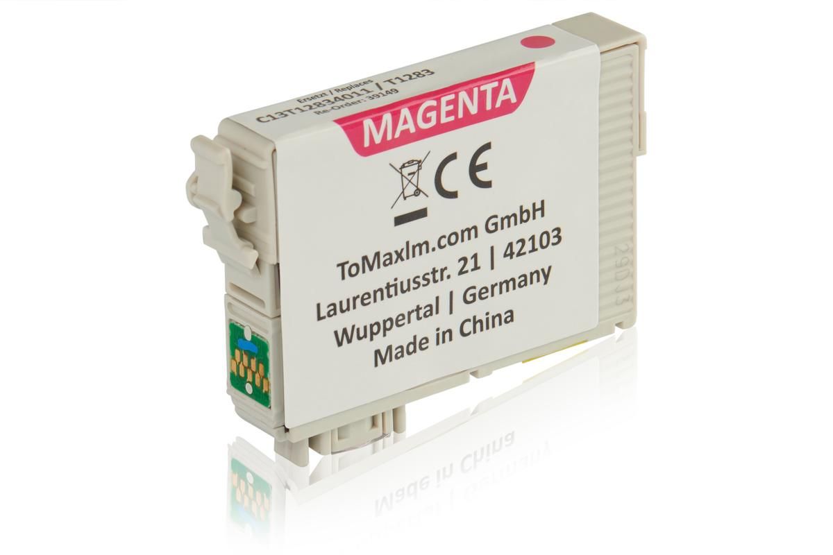 Kompatibel zu Epson C13T12834011 / T1283 Tintenpatrone, magenta 