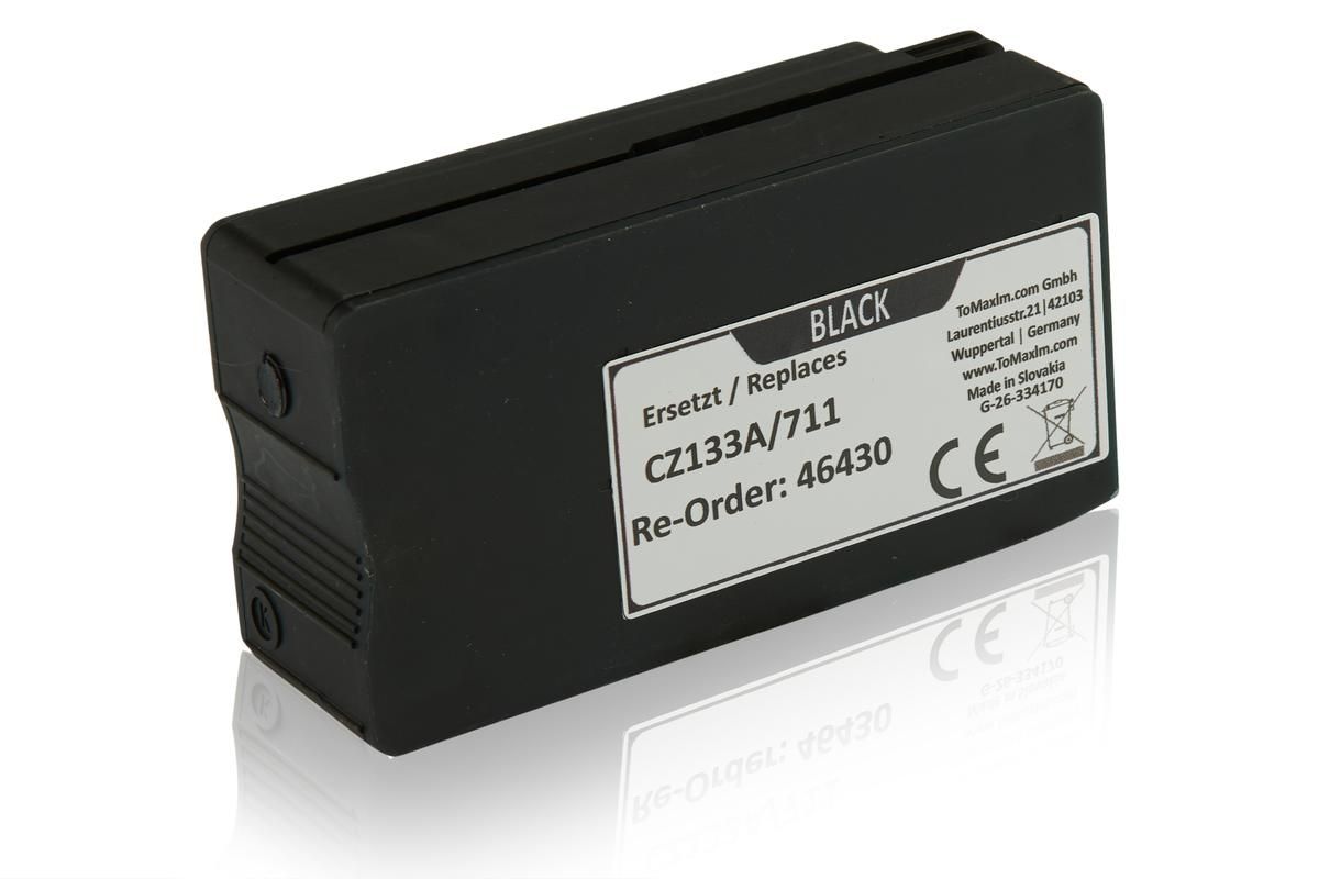 Kompatibel zu HP CZ133A / 711 Tintenpatrone, schwarz 