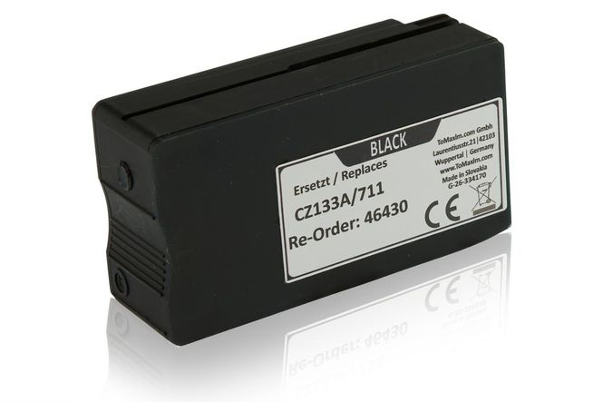 Compatible to HP CZ133A / 711 Ink Cartridge, black 