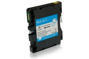 Compatible to Ricoh 405762 / GC-41C Gel Cartridge, cyan 