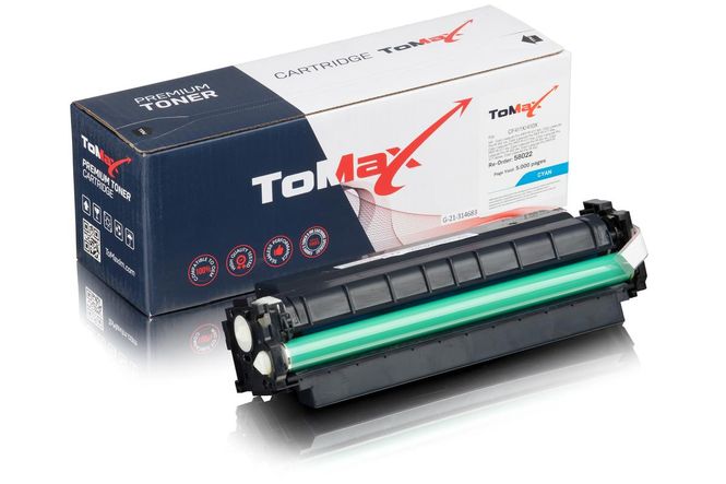 ToMax Premium alternativo a HP CF411X / 410X Cartoucho de tóner, cian 
