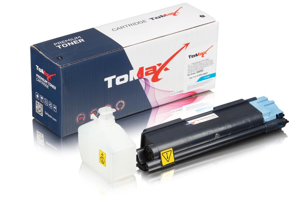 ToMax Premium ersetzt Kyocera 1T02KVCNL0 / TK-590C Toner Cyan 