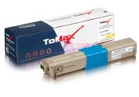 ToMax Premium ersetzt OKI 44973533 / C301 Toner Gelb