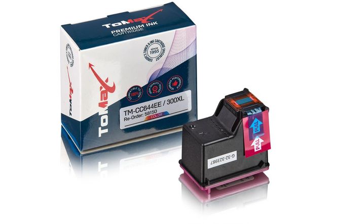 ToMax Premium replaces HP CC644EE / 300XL Printhead cartridge, color 