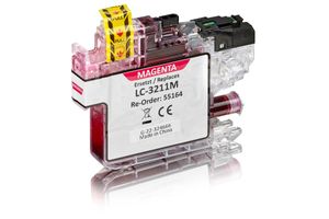 Compatibile con Brother LC-3211M Cartuccia d'inchiostro, magenta