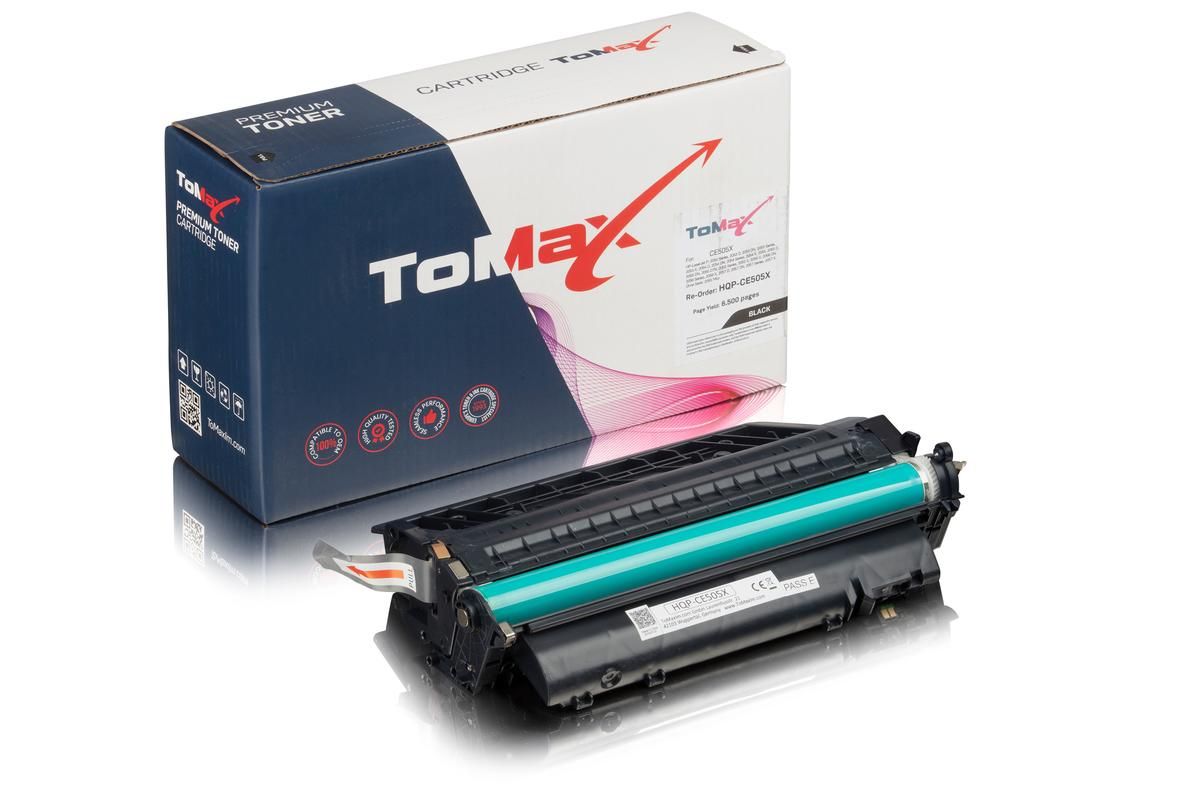 ToMax Premium ersetzt HP CE505X / 05X Toner Schwarz 