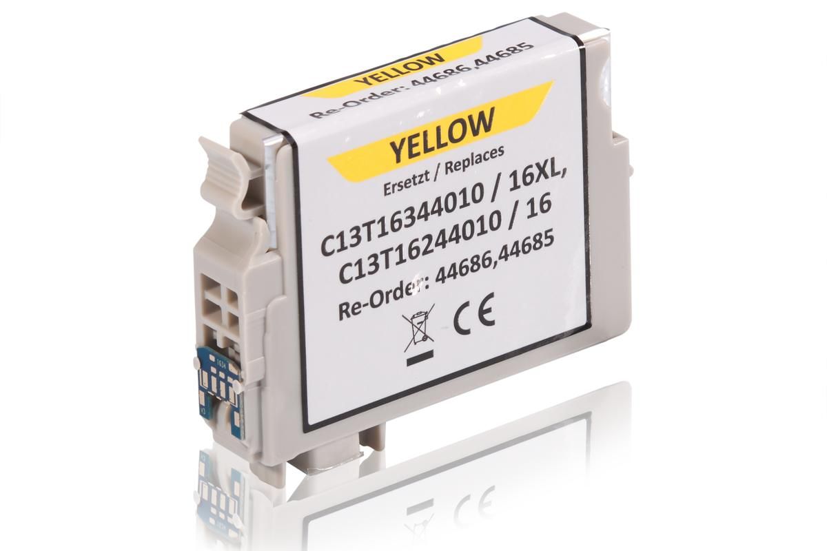 Kompatibel zu Epson C13T16244010 / 16 XL Tintenpatrone, gelb 