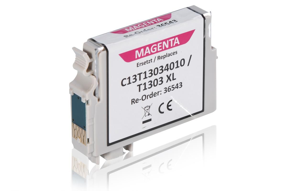 Kompatibel zu Epson C13T13034010 / T1303 Tintenpatrone, magenta 