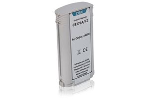 Compatible to HP C9371A / 72 Ink Cartridge, cyan 