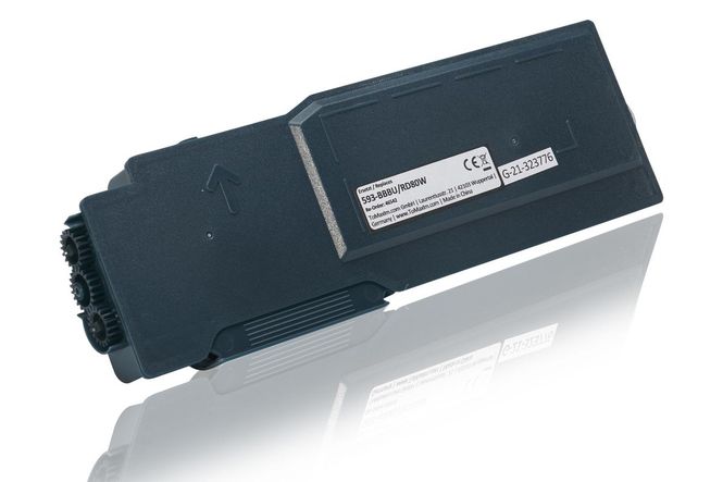 Compatible to Dell 593-BBBU / RD80W Toner Cartridge, black 