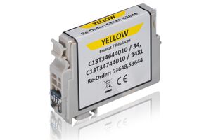 Kompatibel zu Epson C13T34744010 / 34XL Tintenpatrone, gelb 