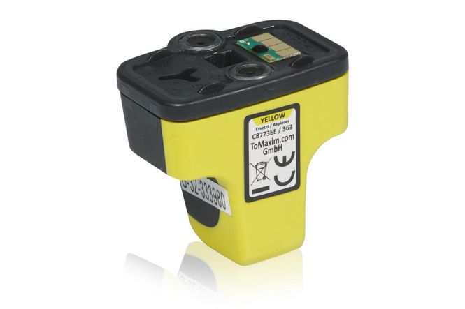 Compatible to HP C8773EE / 363 Ink Cartridge, yellow 