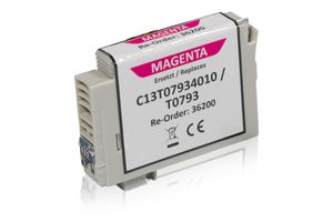 Kompatibel zu Epson C13T07934010 / T0793 Tintenpatrone, magenta