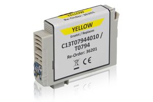 Kompatibel zu Epson C13T07944010 / T0794 Tintenpatrone, gelb 
