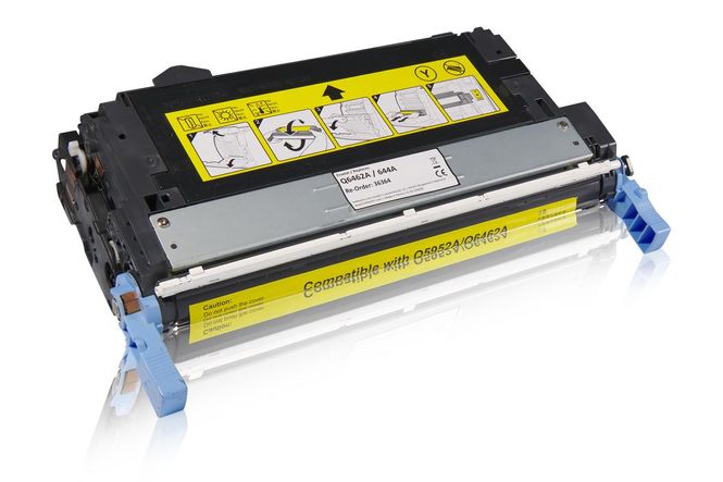 Compatible to HP Q6462A / 644A Toner Cartridge, yellow 