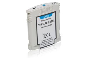 Compatible to HP C9391AE / 88XL Ink Cartridge, cyan 