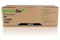 greenline vervangt HP CF 360 A / 508A Tonercartridge, zwart