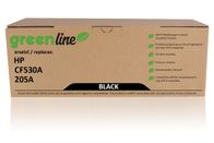 greenline vervangt HP CF 530 A / 205A Tonercartridge, zwart