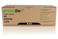 greenline vervangt HP W 2070 A / 117A XL Tonercartridge, zwart