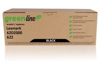 greenline ersetzt Lexmark 62D2000 / 622 Tonerkartusche, schwarz