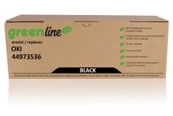 greenline vervangt OKI 44973536 / C301 Tonercartridge, zwart