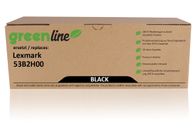 greenline ersetzt Lexmark 53B2H00 Tonerkartusche, schwarz