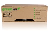 greenline remplace Lexmark X644X21E Cartouche toner, noir