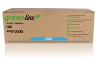 greenline vervangt OKI 44973535 / C301 Tonercartridge, cyaan