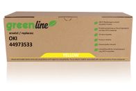 greenline vervangt OKI 44973533 / C301 Tonercartridge, geel