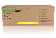 greenline sostituisce Ricoh 407546 Cartuccia di toner, giallo