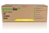 greenline sostituisce HP CF 402 X / 201X Cartuccia di toner, giallo
