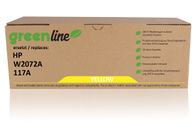 greenline vervangt HP W 2072 A / 117A XL Tonercartridge, geel