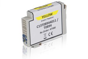 Kompatibilní pro Epson C13T08944011 / T0894 Inkoustová nápln, žlutá 