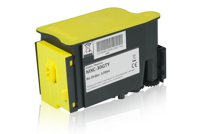 Compatible to Sharp MXC-30GTY Toner Cartridge, yellow 