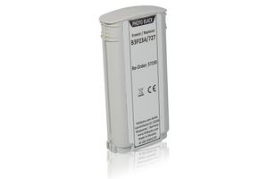 Huismerk voor HP B3P23A / 727 Inktcartridge, foto zwart