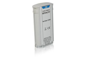 Huismerk voor HP B3P19A / 727 Inktcartridge, cyaan