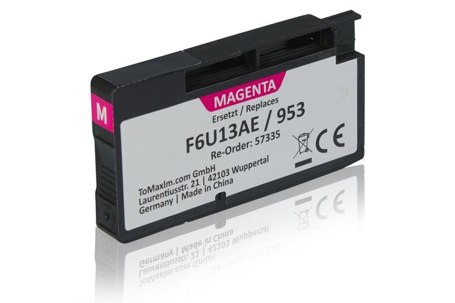 Compatible to HP F6U13AE / 953 Ink Cartridge, magenta 