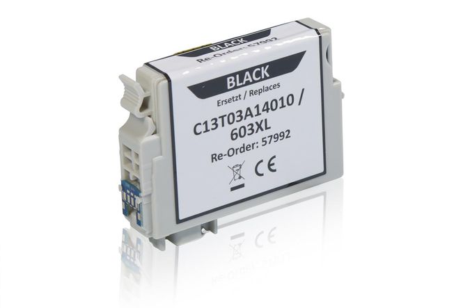 Compatible to Epson C13T03A14010 / 603XL Ink Cartridge, black 