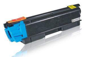 Compatible to Kyocera 1T02KTCNL0 / TK-580C XL Toner Cartridge, cyan 