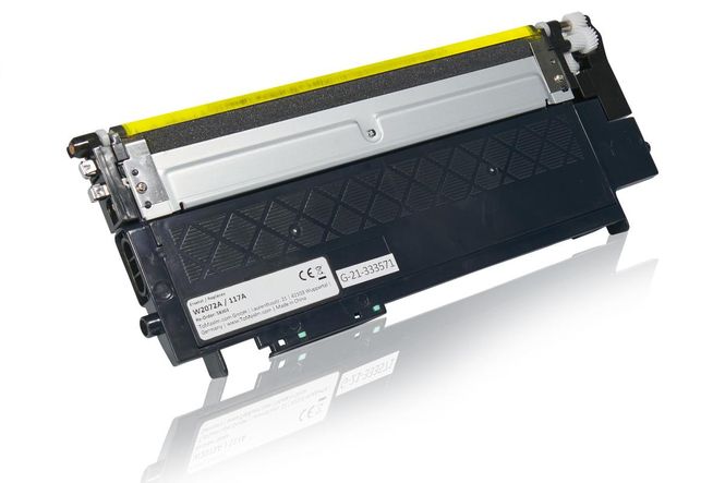 Compatible to HP W2072A / 117A Toner Cartridge, yellow 