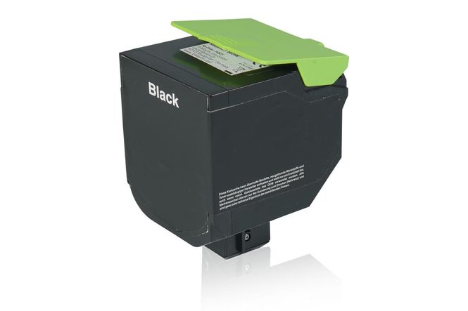 Compatible to Lexmark 80C2HK0 / 802HK Toner Cartridge, black 